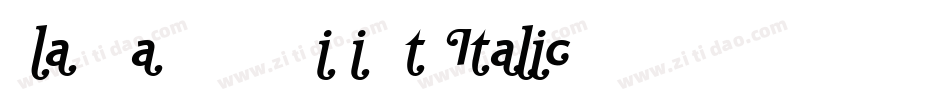 Ela Swashes SemiLight Italic PDF字体转换